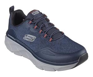 Skechers Tenis D'lux Walker 2.0 Steadyway para Hombre, Blue, 41 EU