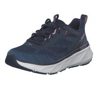 Skechers Edgeride Power Flow, Zapatillas Mujer, Navy Knit/Pink Trim, 39 EU