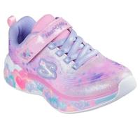 Skechers Tenis Eternal Heart Lights para niña, Link Rosa/Multi, 13 Little Kid