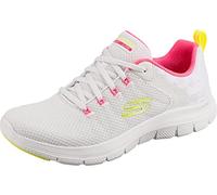 Skechers Tenis Flex Appeal 4.0 Elegant Ways para Mujer, Malla Blanca multiribete, 40 EU