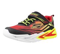 Skechers Tenis Flex-Glow Ultra para niño, Negro/Rojo, 12.5 Little Kid