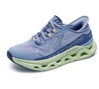 Skechers Tenis Glide-Step Atlus sin Cordones para Mujer, Blmt=Azul/Multicolor, 11 Wide