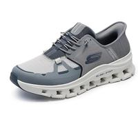 Skechers Tenis Glide-Step Pro para Hombre, Gris, 5.5 UK Wide
