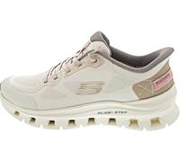 Skechers Tenis Glide-Step Pro Pure Motion para Mujer, Malla Natural con Ribete marrón, 36 EU