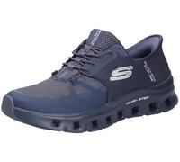 Skechers Tenis Glide-Step Pro sin Cordones para Mujer, Borde de Malla Azul Marino Oscuro, 41 EU