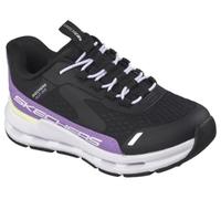 Skechers Tenis Glide-Step + Vista Lane para niña, Negro sintético Ribete Morado, 13 UK Child