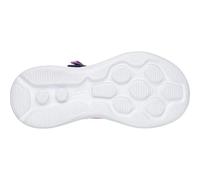 Skechers Tenis Go Run 400 V2 Tru Sol para niña, Malla azul marino con ribete rosa intenso, 11.5 UK Child