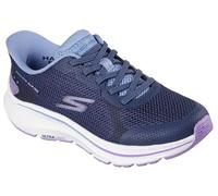 Skechers Tenis Go Run Consistent 2.0 CaptivaSneaker para Mujer, Tela Azul Marino con Ribete Lavanda, 38 EU