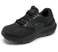 Skechers Tenis Go Run Consistent 2.0 para Mujer, Piel Negra y Ribete Negro, 38.5 EU