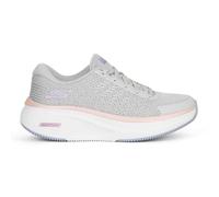 Skechers Go Run Elevate 2.0 Badric, Zapatillas Mujer, Gray Textile/Pink Trim, 38 EU