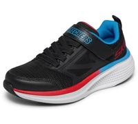 Skechers Tenis Go Run Elevate 2.0 Find para niño, Negro Textil Negro Sintético Rojo Azul, 12 UK Child