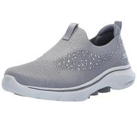 Skechers Go Walk 7 Bling, Zapatillas Mujer, Gray, 37.5 EU