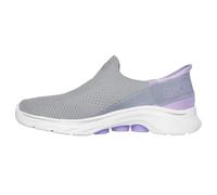 Skechers, GO Walk 7 MIA Mujer, Gris Textil Borde Lavanda, 40.5 EU
