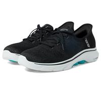 Skechers Tenis Go Walk 7 Via para Mujer, Black, 38.5 EU
