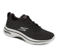 Skechers Tenis Go Walk Arch Fit 2.0 Zapatillas deportivas para hombre, Negro/Carbón, 41 EU