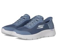 Skechers Tenis Go Walk Flex Manos Libres para Mujer Grand Entry, Azul, 5 Wide