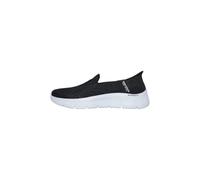 Skechers Tenis Go Walk Flex Yaelpara Mujer, Tela Negra con Ribete Multicolor, 38 EU