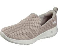 Skechers Tenis Go Walk Joy para mujer, amortiguación 5GEN, tapete Goga refrigerado por aire, parte superior de malla transpirable, gris topo, 11 X-Wide