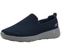 Skechers Tenis Go Walk Joy para Mujer, amortiguación 5GEN, tapete GOGA refrigerado por Aire, Parte Superior de Malla Transpirable, Azul Marino/Gris, 36.5 EU