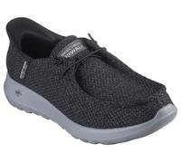 Skechers Tenis Go Walk MAX-Halycon para Hombre, Negro/Gris, 40 EU