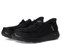Skechers Tenis Go Walk MAX-Halycon para Hombre, Negro/Gris, 40 EU