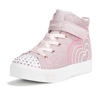 Skechers Tenis Heart Steps para niña, Oro Rosa, 12.5 Little Kid