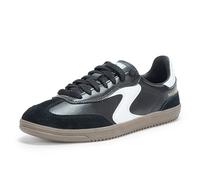 Skechers Tenis Hotshot-kickoffpara Mujer, Negro Duraleather White Leather Trim, 37 EU