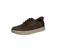 Skechers Tenis Hyland Radley para Hombre, Piel de Cacao, 45.5 EU