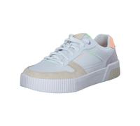 Skechers, Tipo Elegante DE Jade Mujer, Color Blanco Duraleather Multi Trim, 38 EU