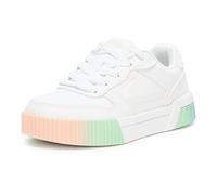 Skechers Tenis Jade para Mujer, Blanco/Multicolor, 36 EU