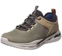 Skechers Tenis Khk 210480 para Hombre, Tejido sintético Caqui, 45 EU