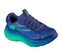 Skechers Tenis Max Cushioning Ascender para niño, Azul Marino/Verde Lima, 4 Big Kid