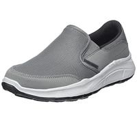 Skechers Tenis Nvy 232515 para Hombre, Ribete Duraleather de Malla de carbón, 42.5 EU
