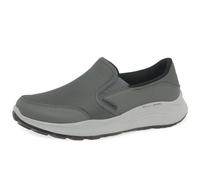 Skechers Equalizer 5.0 Persistable, Zapatillas Hombre, Charcoal Mesh/Duraleather/Trim, 45 EU