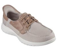 Skechers Tenis On-The-Go Flex Palmilla para Mujer, Tela Gris Pardo, 40 EU
