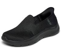 Skechers Go Walk Flex Relish, Zapatillas Mujer, Negro y Blanco, 39 EU Ancho