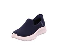 Skechers Tenis para Mujer con Manos Libres Go Walk Flex-Relish, Ribete Textil Azul Marino., 37 EU