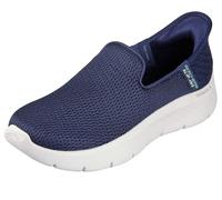 Skechers Tenis para mujer Go Walk Flex-Relish manos libres, ribete textil azul marino 38 EU