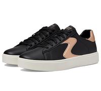 Skechers Tenis para Mujer, Negro-Oro, 35 EU