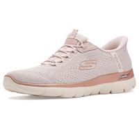 Skechers Tenis para Mujer, Rosa Claro, 38.5 EU
