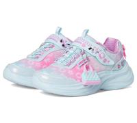Skechers Tenis Power Jams 2.0 para niña, Acua/Multi, 11.5 Little Kid