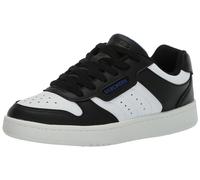 Skechers Tenis Quick Street para niño, Negro/Blanco, 3.5 Big Kid