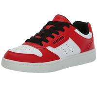 Skechers Tenis Quick Street para niño, Rojo/Blanco, 13 Little Kid