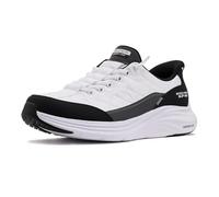 Skechers Tenis sin Cordones para Mujer Contour Foam de Ajuste cómodo sin Cordones, Blanco/Negro, 9 Wide