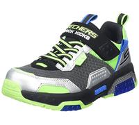 Skechers 402219l Slbk, Zapatillas, Malla de carbón sintético Negro Plateado, 31 EU