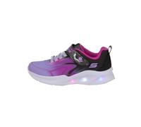 Skechers Tenis Sola Glow para niña, Negro/Multi, 1.5 Little Kid