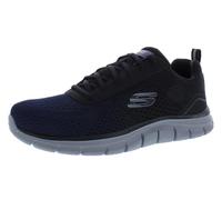 Skechers Tenis Track Ripkent para Hombre, Malla Azul Marino con Ribete Negro, 40 EU