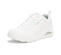 Skechers Tenis Uno-Alder para Hombre, Blanco/Blanco, 10 Wide