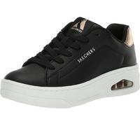 Skechers Uno Court-Courted Style, Zapatillas Mujer, Negro/Blanco, 40 EU