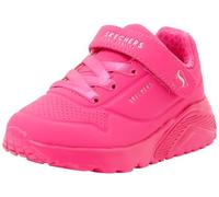 Skechers Tenis Uno Lite para niña, Ribete sintético Rosa Intenso, 9 UK Child